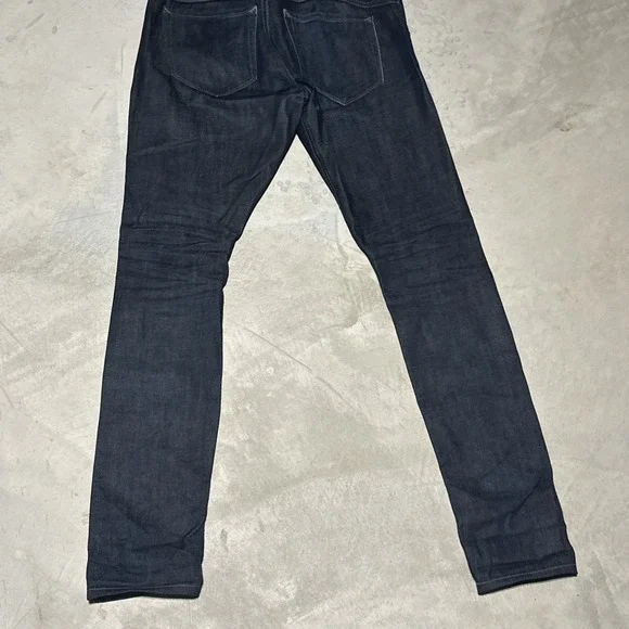 FNL Denim Selvedge Jeans Dark Wash SZ 34x34 Slim Skinny USA Made No. 29